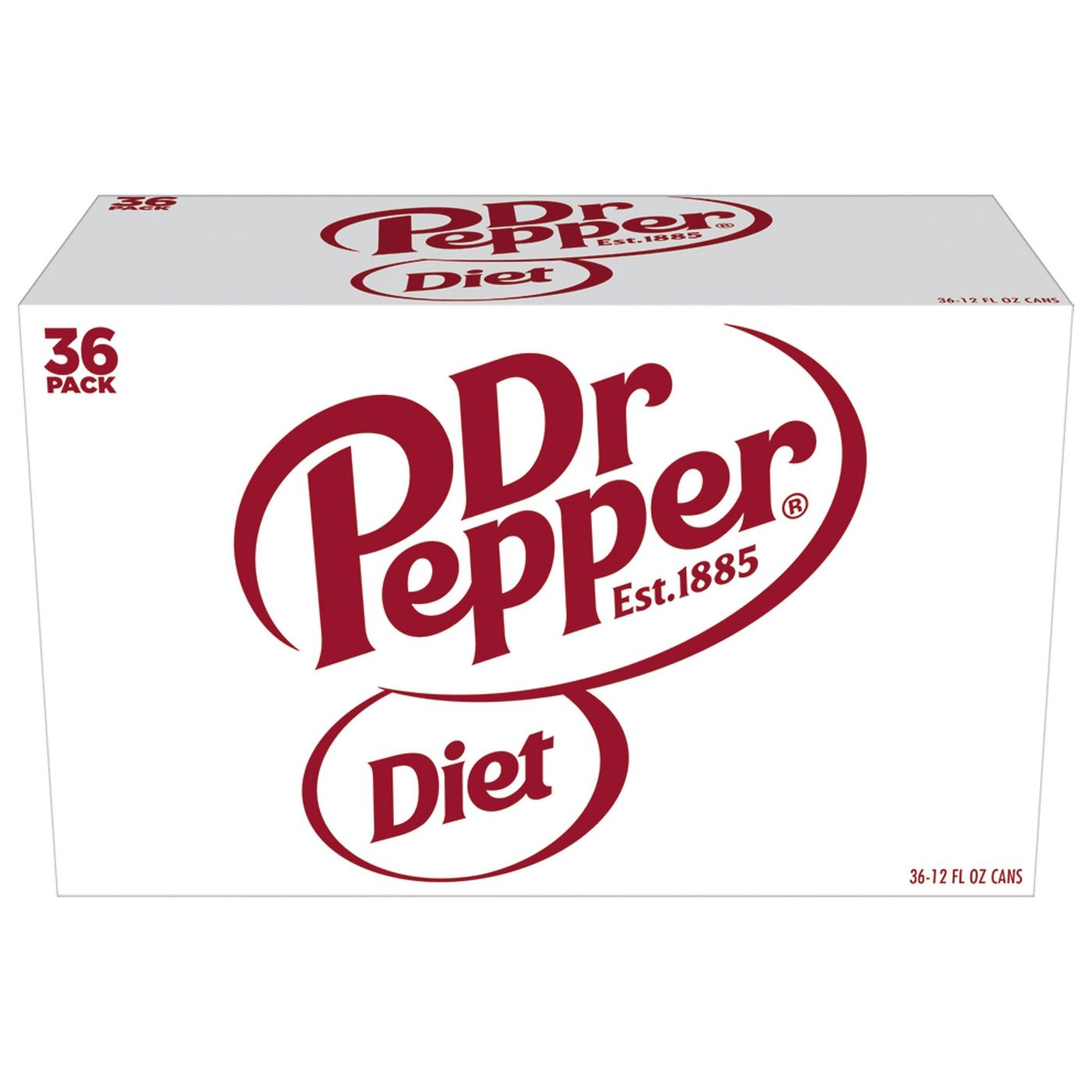 Diet Dr. Pepper, 12 fl oz, 36-count