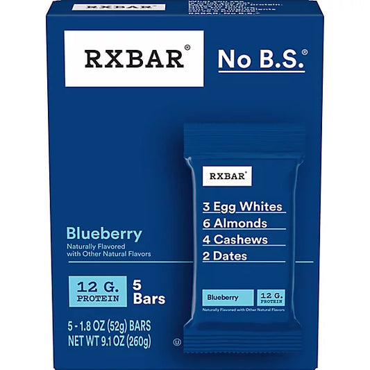 RXBAR Blueberry, 5 Count