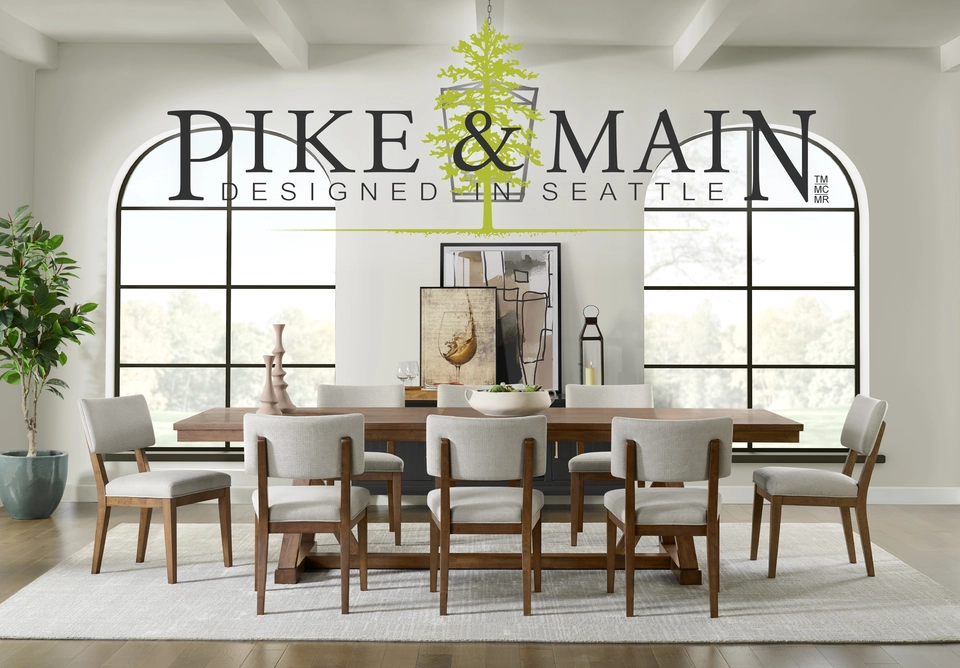 Pike & Main Mendocino Dining Table and 8 Chairs*