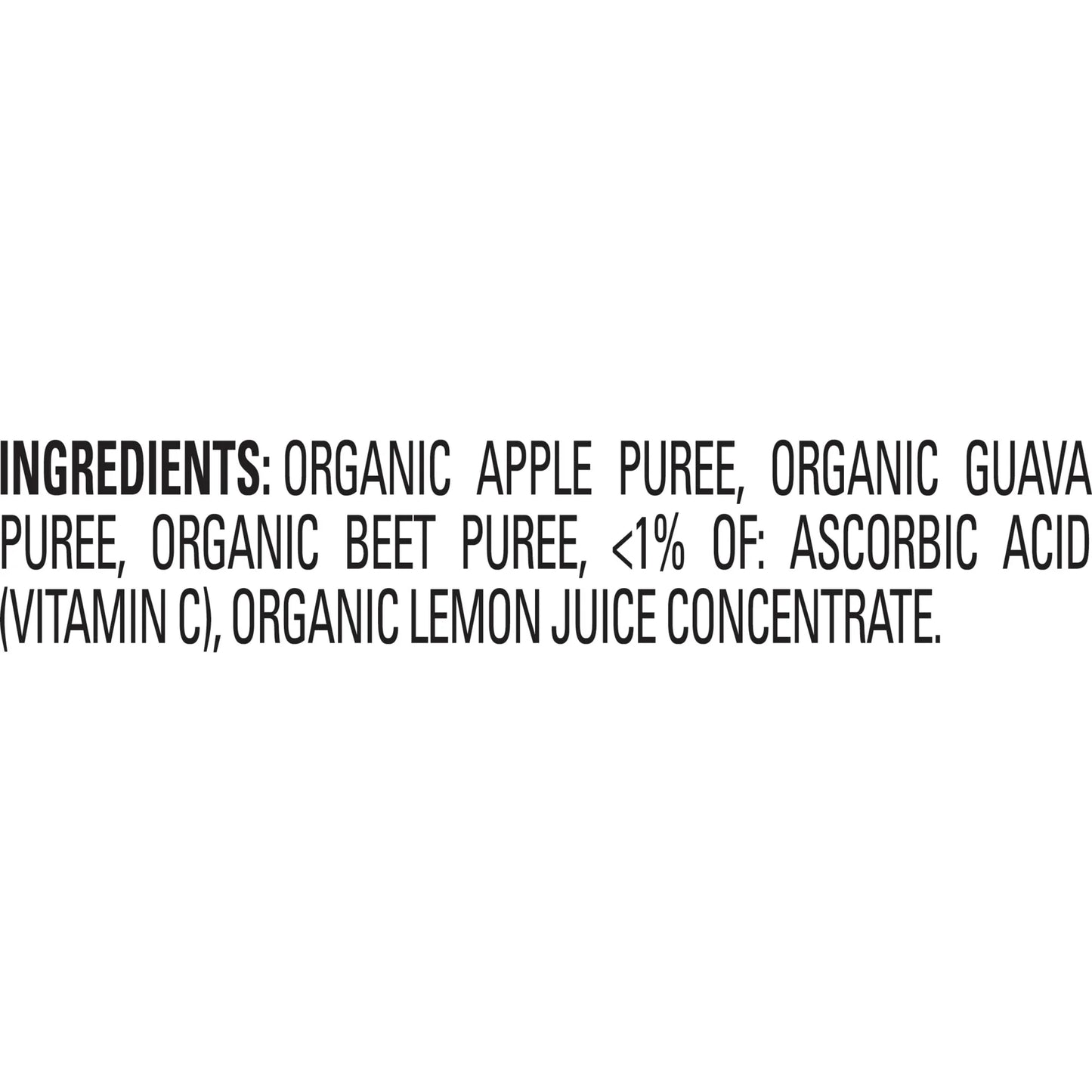 Happy Baby Apple Guava and Beet Baby Food, 4 oz