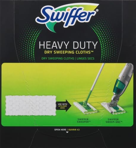 Swiffer Sweeper Heavy Duty Multi-Surface Dry Cloth Refills, 20 Count