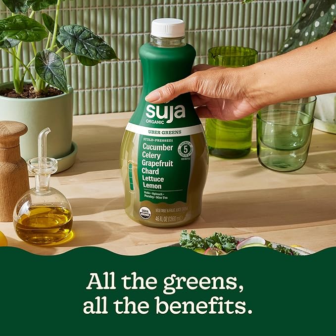 Suja Organic Uber Greens Juice, 46 oz