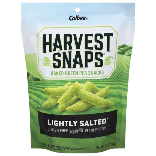 Harvest Snaps Baked Green Pea Snacks Lightly Salted, 3.3 oz