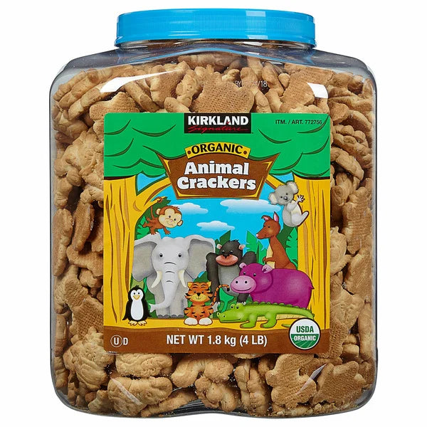 Kirkland Signature Organic Animal Crackers, 4 lbs