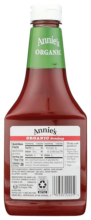 Annie's Naturals Organic Ketchup, 24 oz