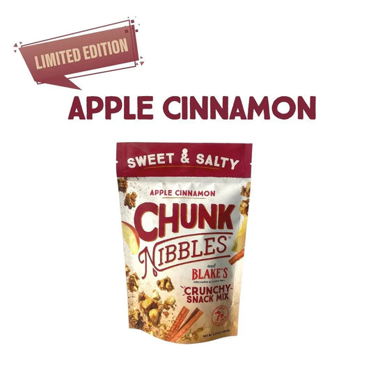 Chunk Nibbles Crunchy Snack Mix Apple Cinnamon, 4.75 oz