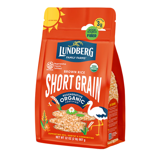 Lundberg Organic Short Grain Brown Rice, 32 oz