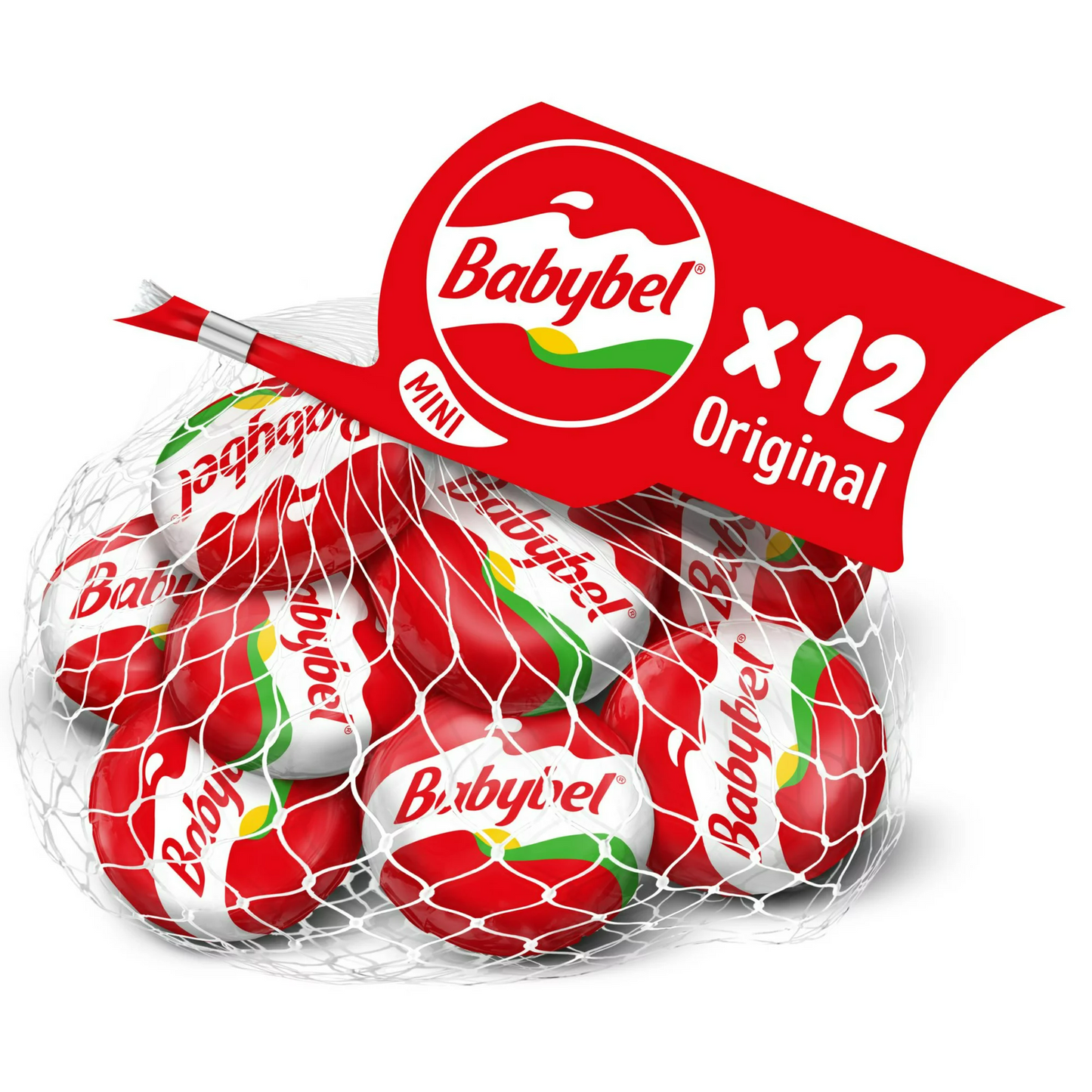 Babybel Original Flavored Snack Cheese, 8.5 oz, 12 Count Net. Refrigerated