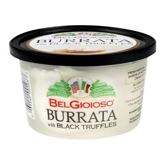 BelGioioso Burrata with Black Truffles, 8 oz