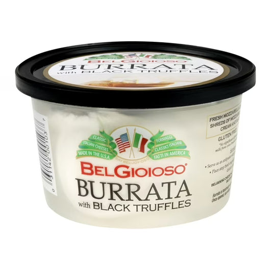 BelGioioso Burrata with Black Truffles, 8 oz