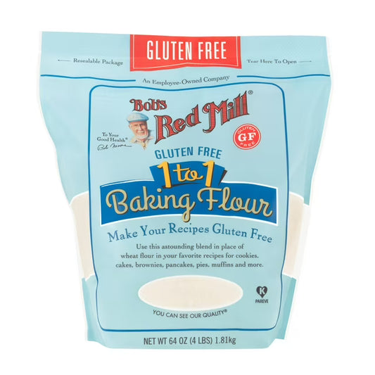 Bob's Red Mill Gluten Free 1-to-1 Baking Flour, 64 oz