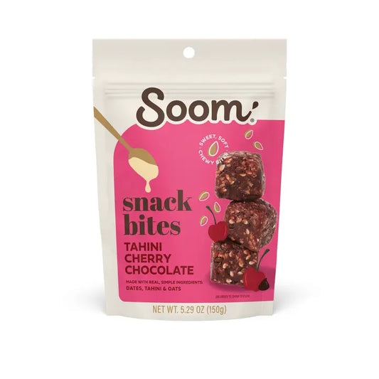 Soom Cherry Chocolate Tahini Bites, 5.29 oz