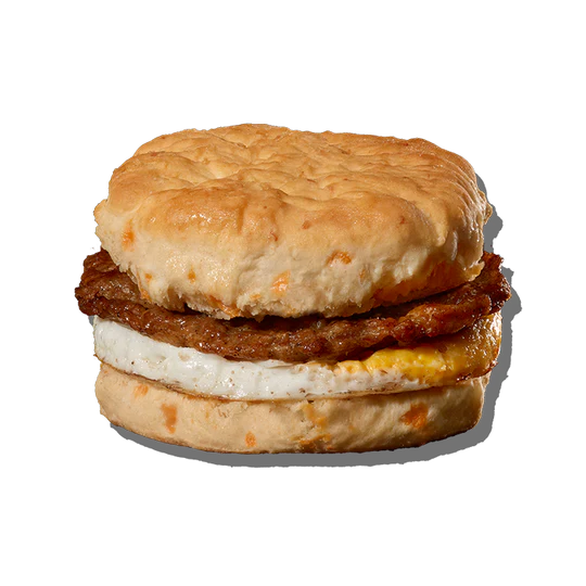 Mason Dixie, Cheddar Biscuit Sandwich with Sausage & Egg, 2 count