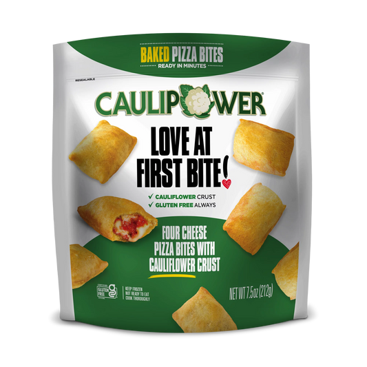 Caulipower Love at First Bite! Frozen Four Cheese Pizza Bites, 7.5 oz