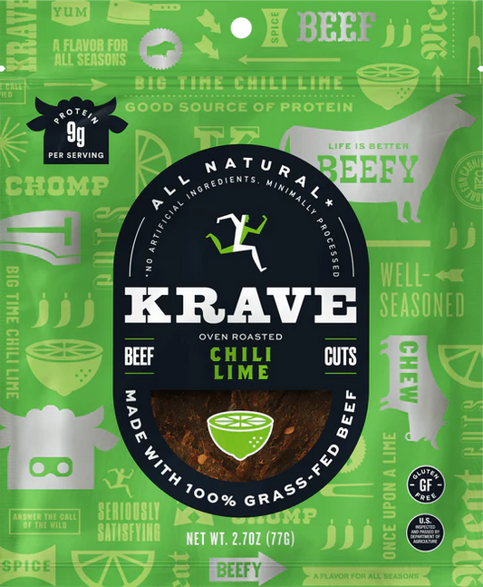 Krave Chili Lime Beef Jerky 2.7 oz