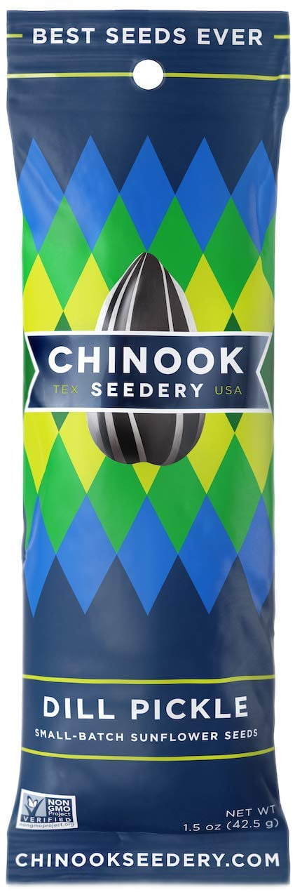 Chinook Seedery Dill Pickle Sunflower Seeds, 1.5 oz