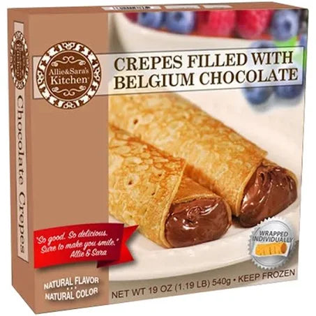 Crepes Filled with Belgium Chocolate, 19 oz