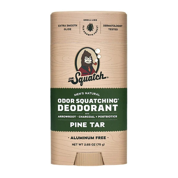 Dr. Squatch Deodorant Bundle 2.6oz each Natural Variety Pack