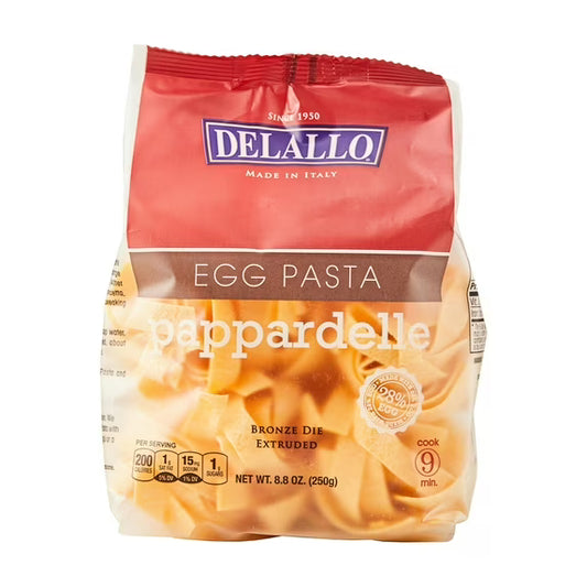 Delallo Egg Pappardelle Pasta, 8.8 oz