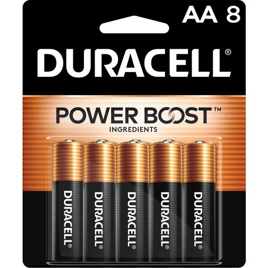 Duracell Coppertop AA Battery, 8 Count