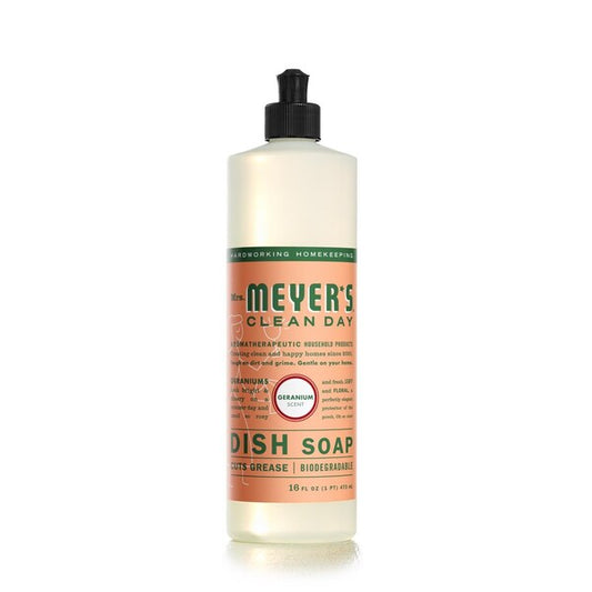 Mrs. Meyer's Clean Day Geranium Scent Liquid Dish Soap, 12.5 oz