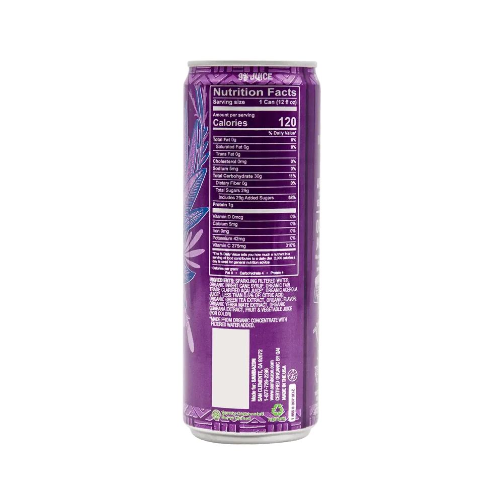 Sambazon Amazon Energy Drink Açaí Original 12 oz