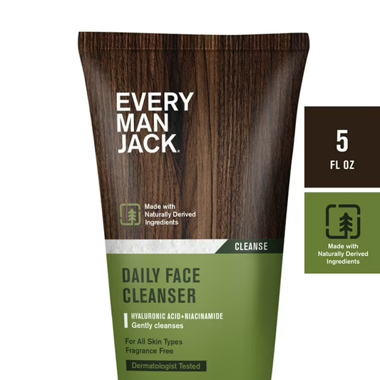 Every Man Jack Daily Energizing Face Wash, 5 oz