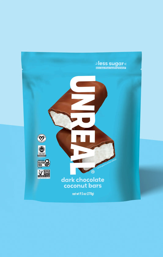 UNREAL Dark Chocolate Coconut Bars, 9.5 oz