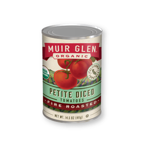 Muir Glen Organic Fire Roasted Petite Diced Tomatoes 14.5oz