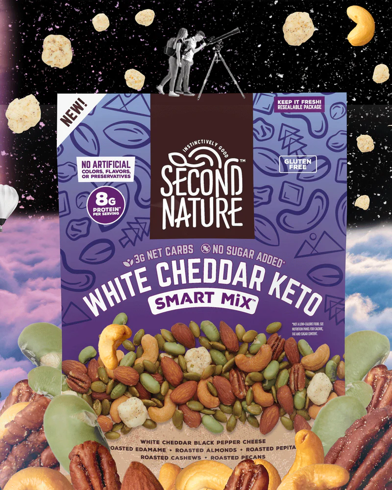 Second Nature White Cheddar Keto Smart Mix, 10 oz