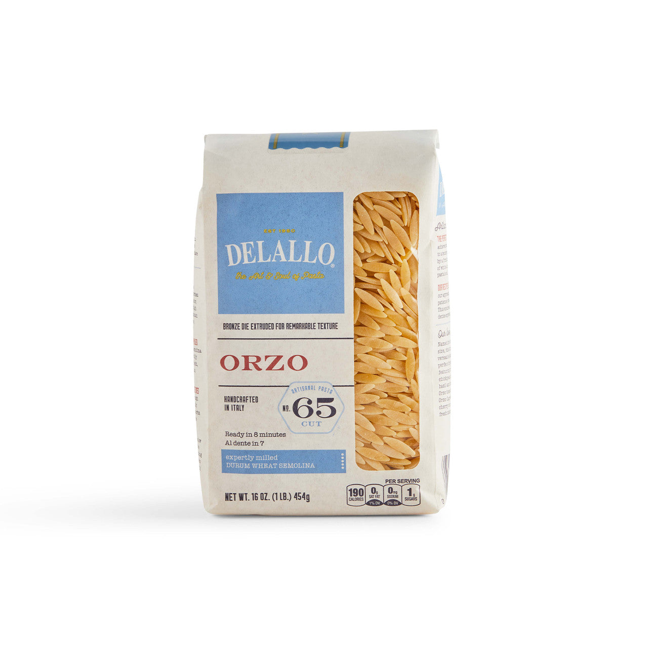 Delallo Orzo Pasta, 16 oz