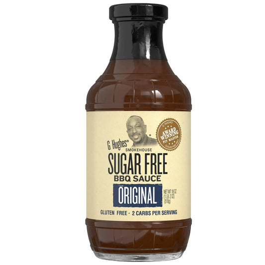 G Hughes Sugar Free BBQ Sauce Original, 18 oz