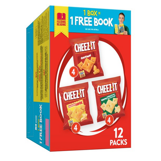 Cheez-It Cheese Crackers Variety Pack, 12 Count