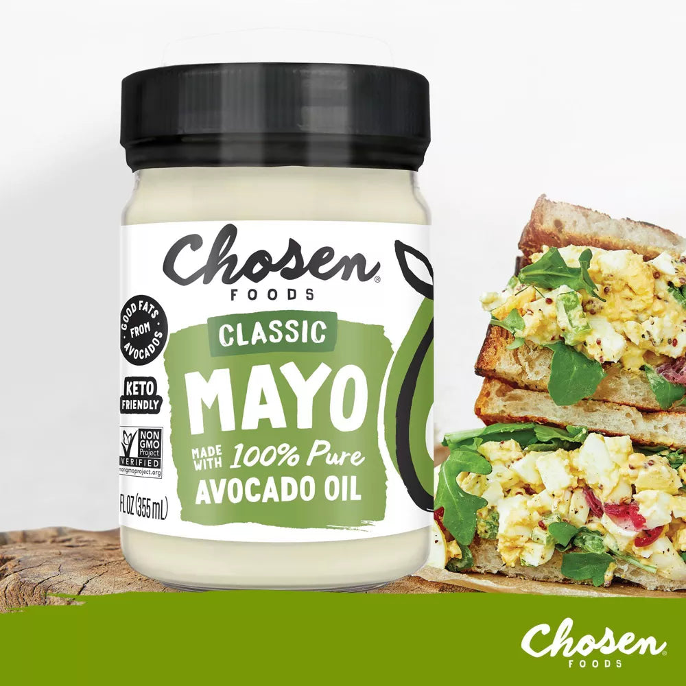 Chosen Foods Mayo Made w/Avocado Oil, 12 oz