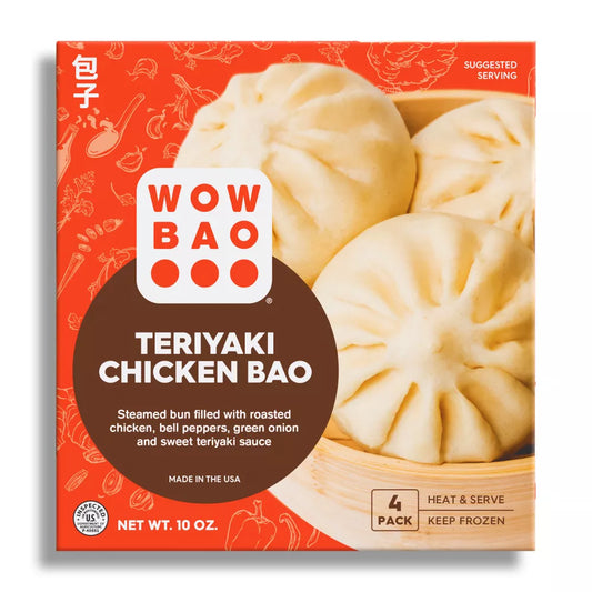 Wow Bao Frozen Teriyaki Chicken, 4 Count