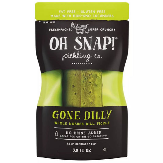 Oh Snap! Whole Kosher Dill Pickle 3.0 FL oz