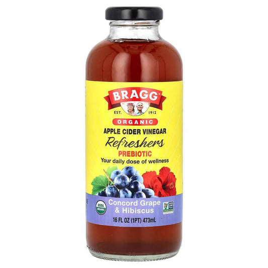 Bragg Organic Grape Apple Cider Vinegar Refresher, 16 oz