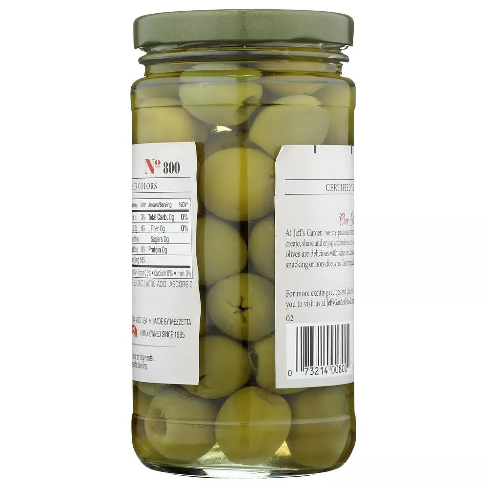 Jeff's Garden Pitted Castelvetrano Olives, 5.5 oz