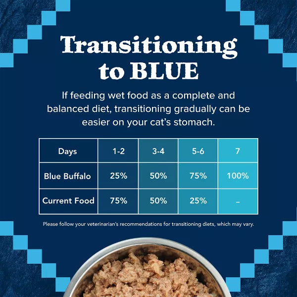 Blue Buffalo Wilderness Natural Adult Pate Wet Cat Food with Chicken Recipe, 5.5 oz