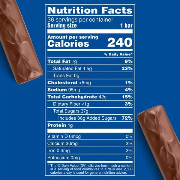 3 Musketeers Full Size Chocolate Candy Bar 1.92 oz