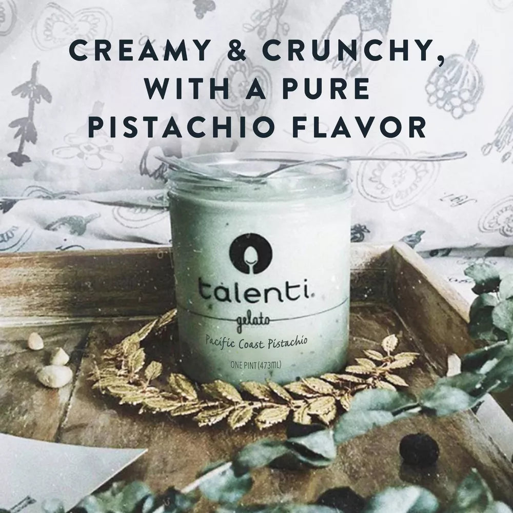 Talenti Pacific Coast Pistachio Frozen Gelato, 16 oz