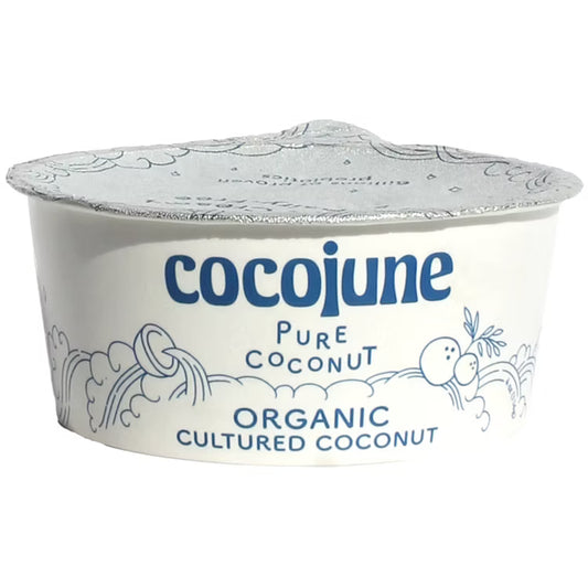Cocojune Organic Cultured Coconut Yogurt Pure Coconut, 4 oz