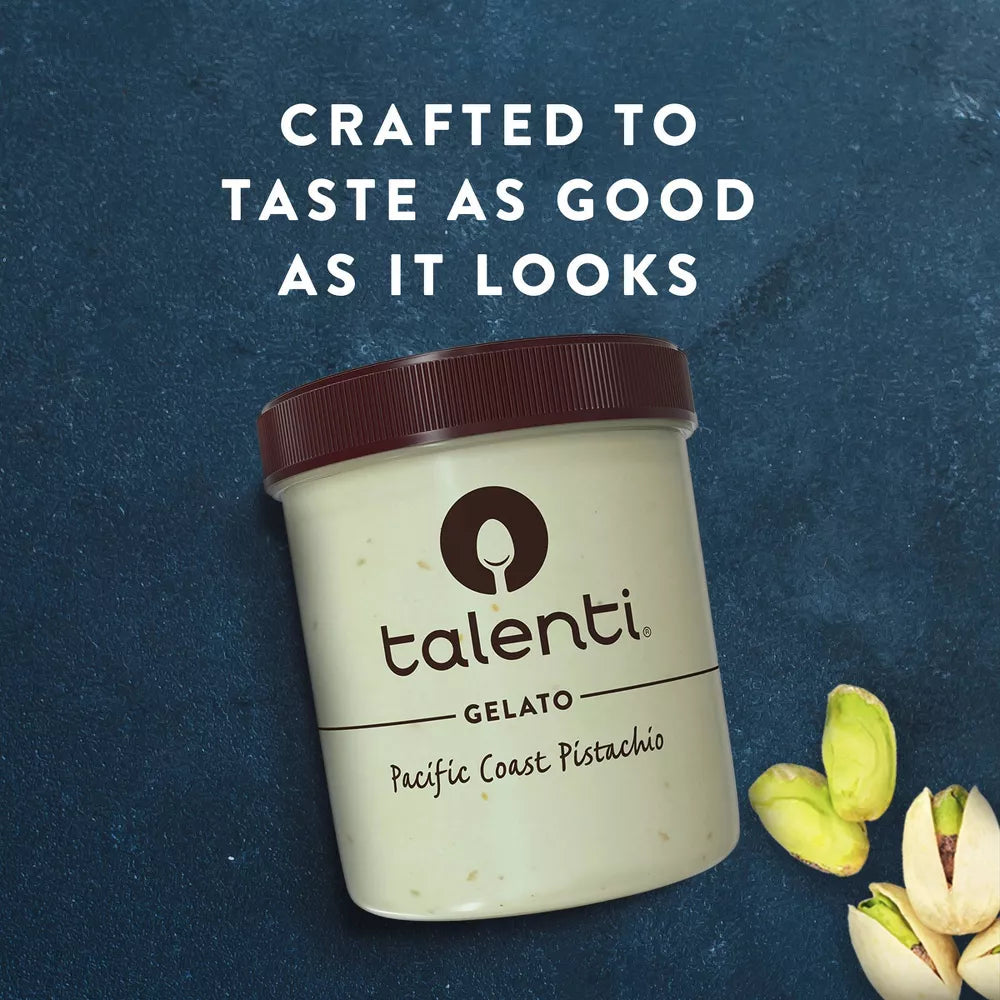 Talenti Pacific Coast Pistachio Frozen Gelato, 16 oz