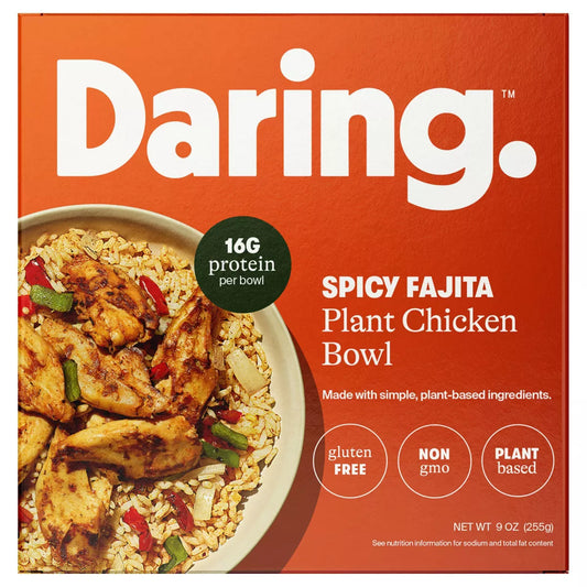 Daring Spicy Fajita Plant Chicken Bowl 9oz
