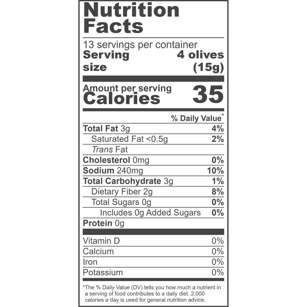 Jeff's Garden Organic Pitted Greek Kalamata Olives, 7 oz