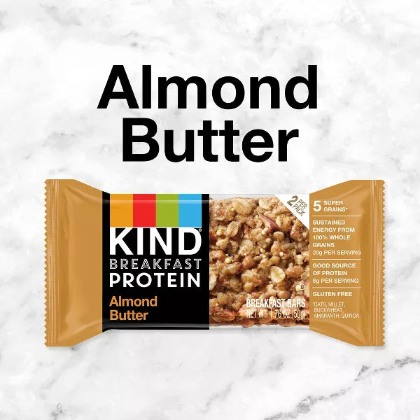 Kind Breakfast Almond Butter Bars, 6 Count