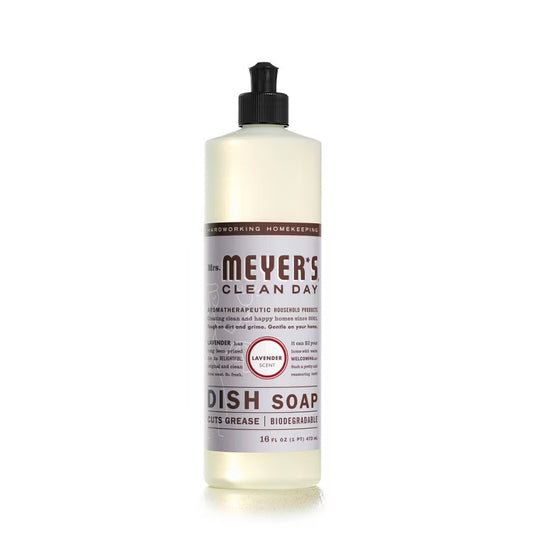 Mrs. Meyer's Clean Day Lavender Scent Liquid Dish Soap, 16 oz