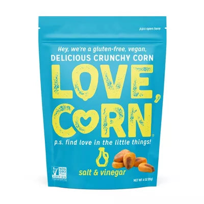 LOVE CORN Salt & Vinegar 4oz