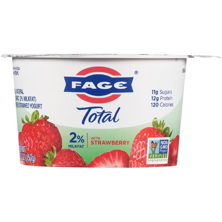 FAGE Total Greek 2% Milk Fat Strawberry, 5.3 oz