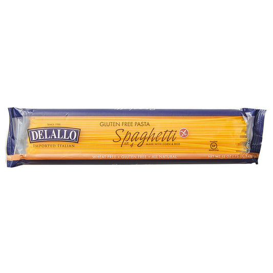 DeLallo Gluten Free Pasta Corn & Rice Spaghetti, 12 Count